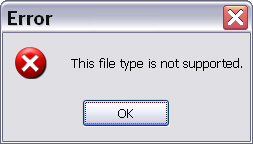 FileTypeNotSupported