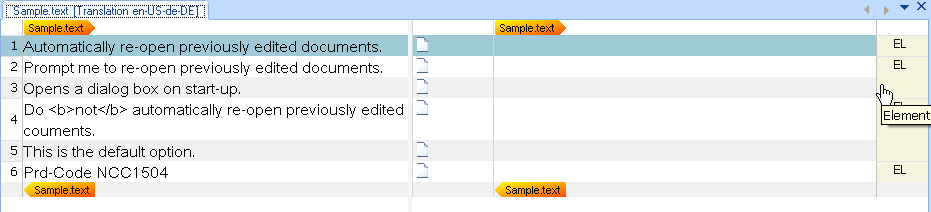 SimpleSampleTextInEditor